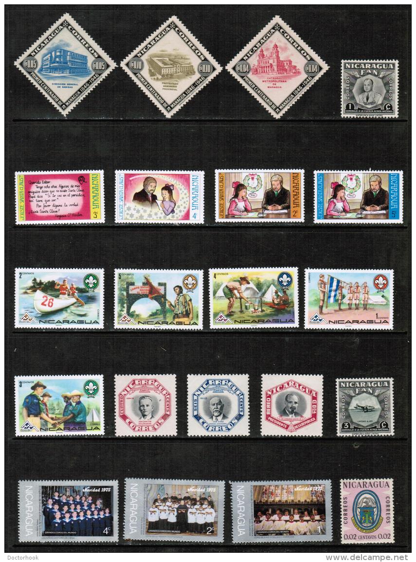 NICARAGUA---Collection Of  MINT LH/H  DL-424 - Collections (without Album)