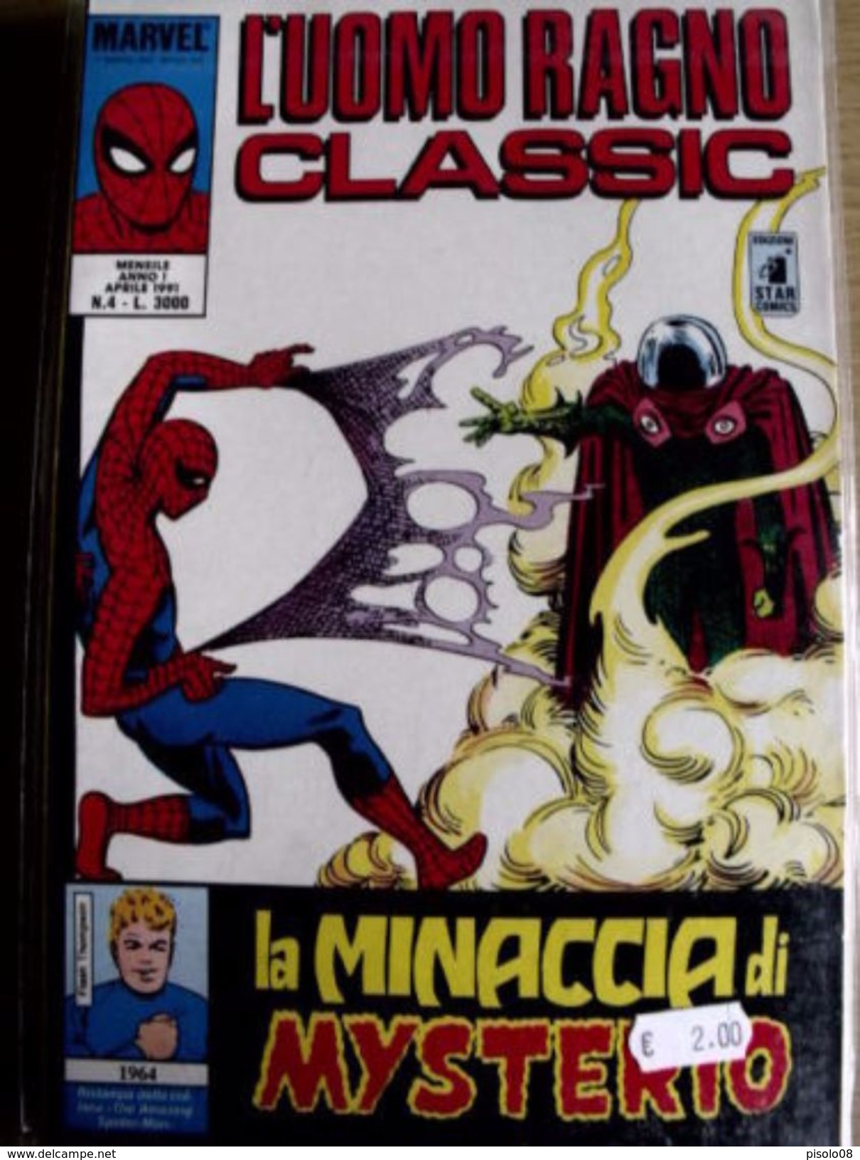 1991 L'UOMO RAGNO CLASSIC MARVEL COMICS NUMERO 4 - Spider Man