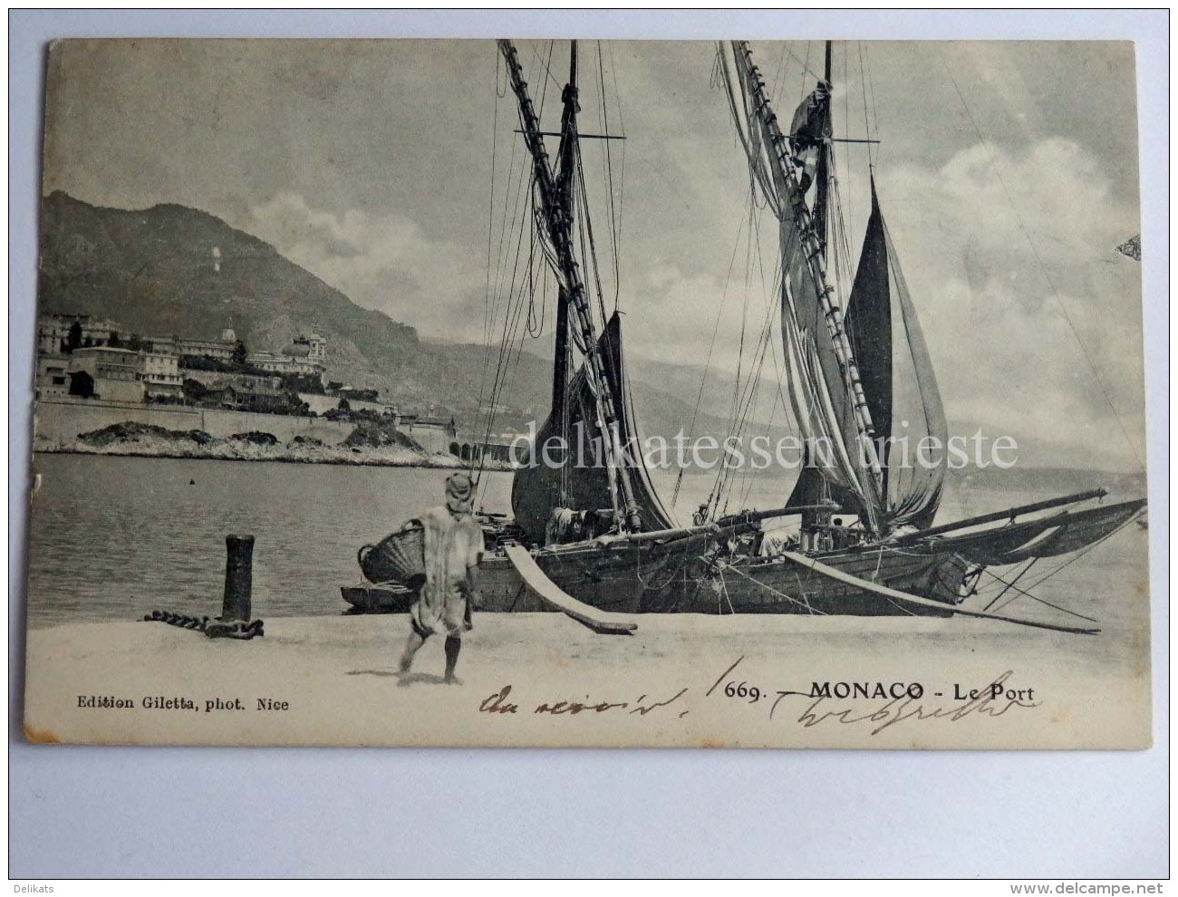 MONACO MONTE CARLO Le Port Old Postcard - Hafen