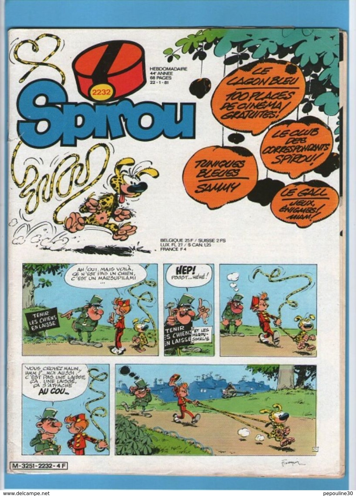 49 + 1 //  ** SPIROU ** HEBDOMADAIRE ** 49 NUMÉRO + 1 N° SPÉCIAL ** - Spirou Magazine