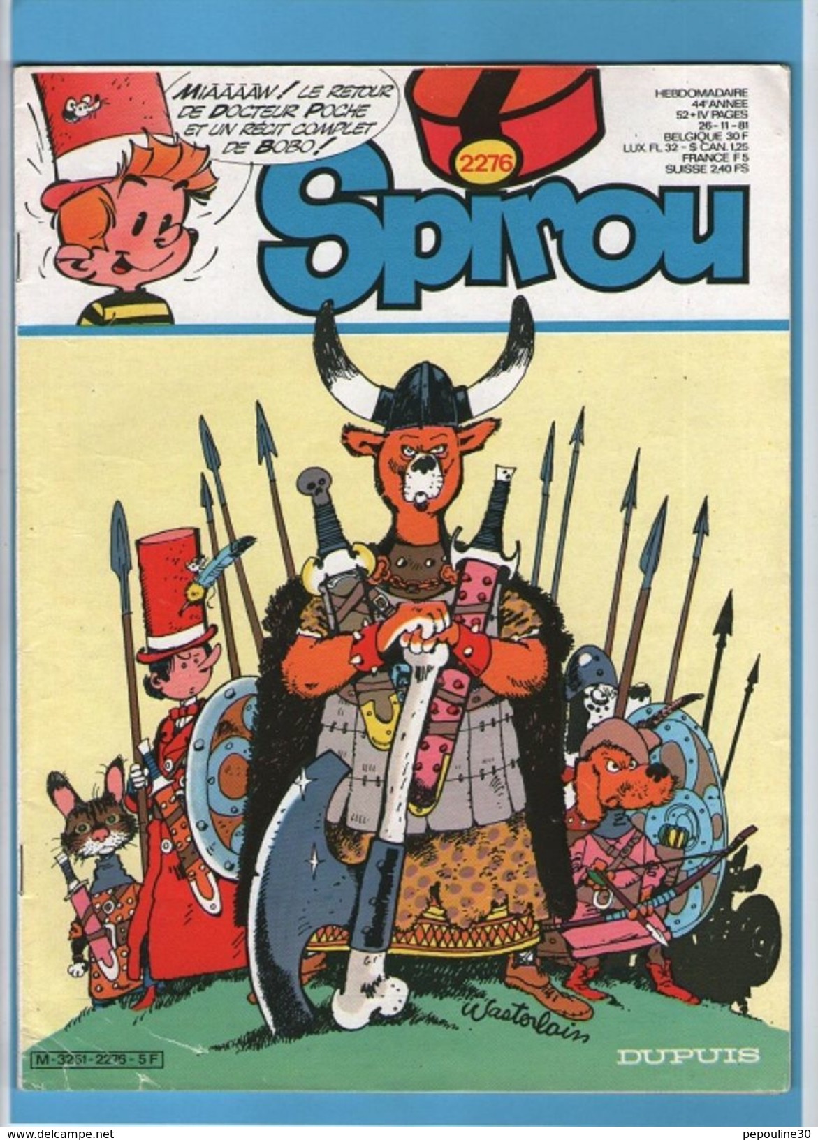 49 + 1 //  ** SPIROU ** HEBDOMADAIRE ** 49 NUMÉRO + 1 N° SPÉCIAL **