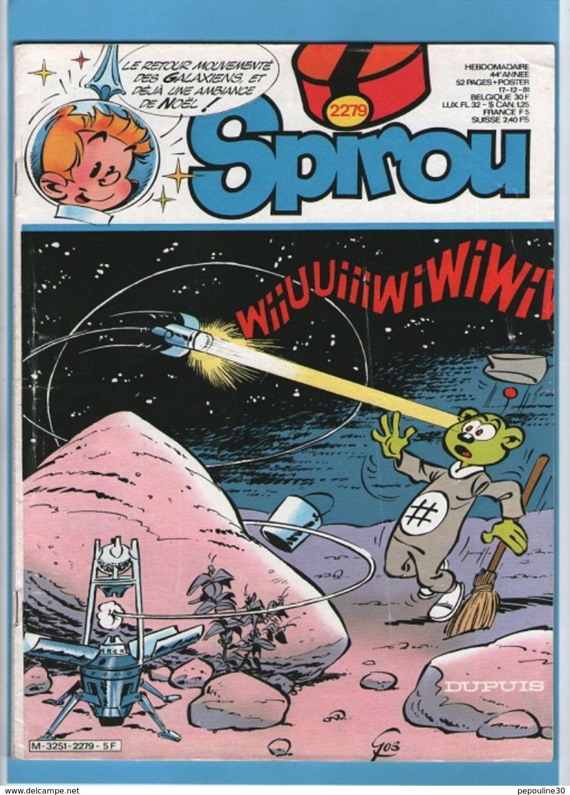 49 + 1 //  ** SPIROU ** HEBDOMADAIRE ** 49 NUMÉRO + 1 N° SPÉCIAL **