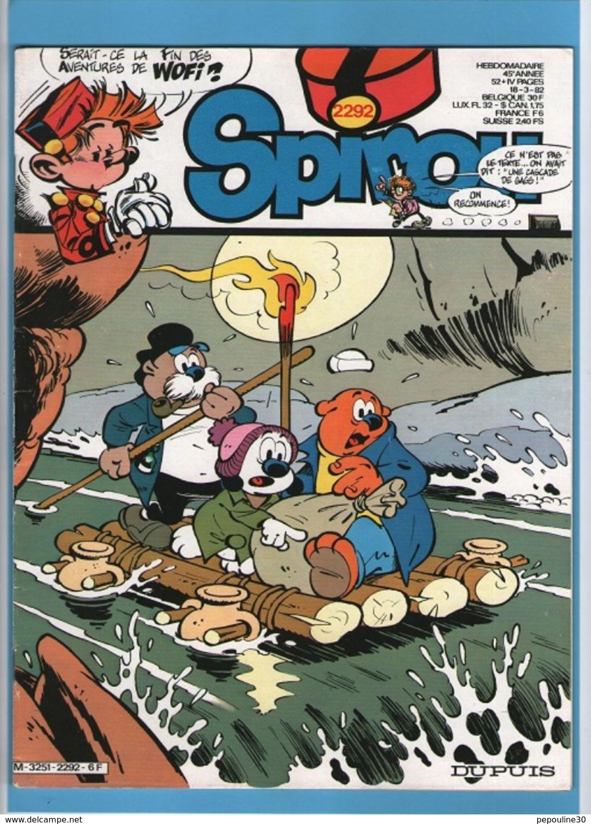 49 + 1 //  ** SPIROU ** HEBDOMADAIRE ** 49 NUMÉRO + 1 N° SPÉCIAL **