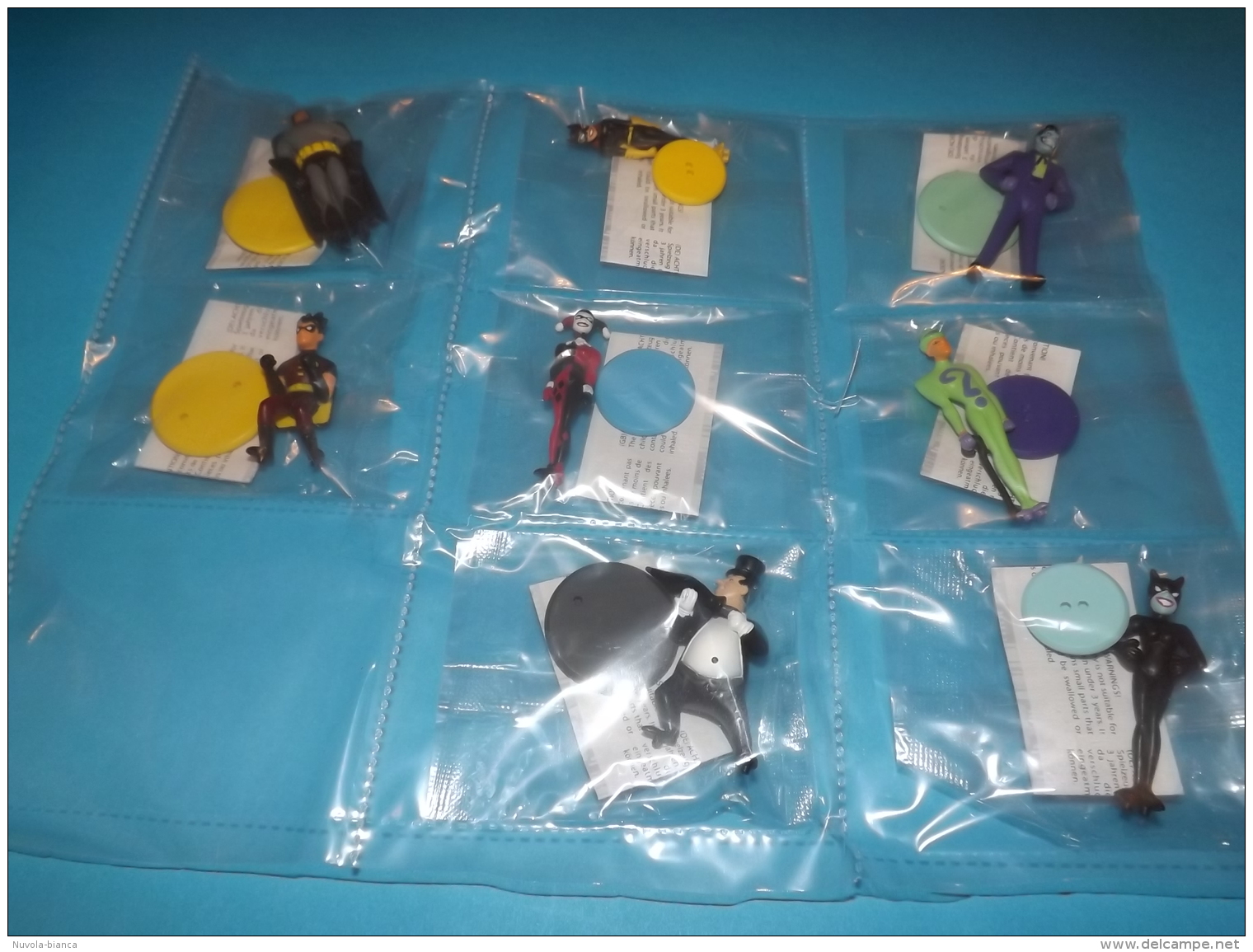 BATMAN Set Completo Figurine,,pupazzi 8 PZ ,,,,,3 - Batman