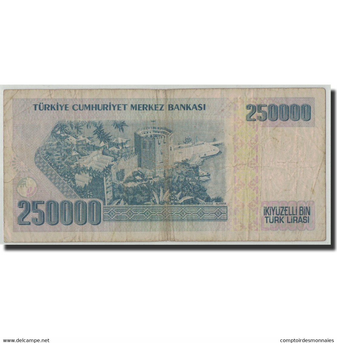 Billet, Turquie, 250,000 Lira, L.1970 (1998), 1970-01-14, KM:211, B - Turquie