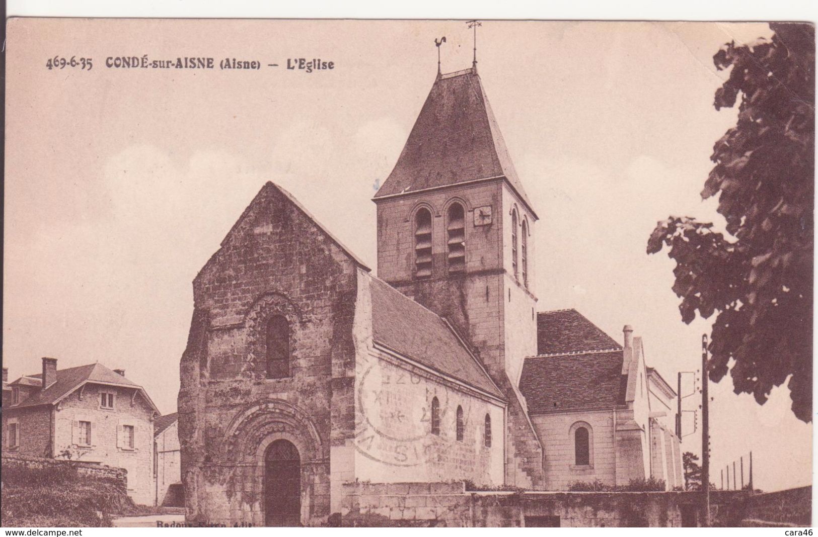 CPA -  469.635....CONDE SUR AISNE - L'église - Autres & Non Classés