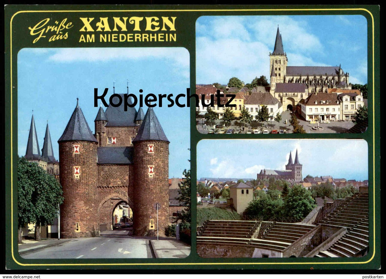 ÄLTERE POSTKARTE GRÜSSE AUS XANTEN AM NIEDERRHEIN RÖMERSTADT Cpa Postcard Ansichtskarte AK - Xanten