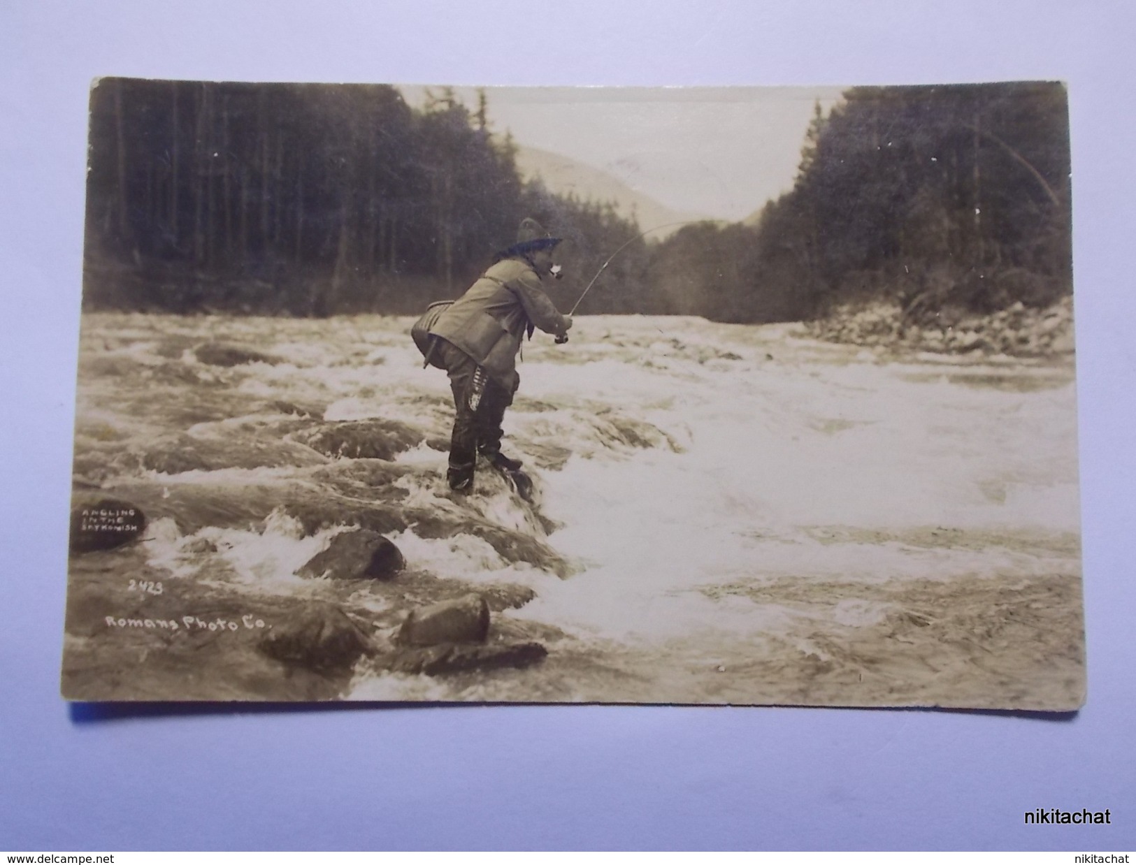 Angling In The Skykomish-Carte Photo - Autres & Non Classés