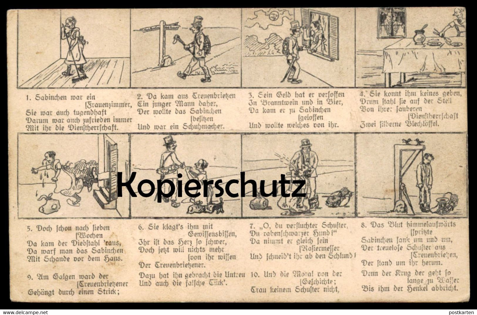 ALTE POSTKARTE TREUENBRIETZEN GALGEN Gallows Le Gibet Alcohol Alkohol Cpa Postcard Ansichtskarte AK - Treuenbrietzen