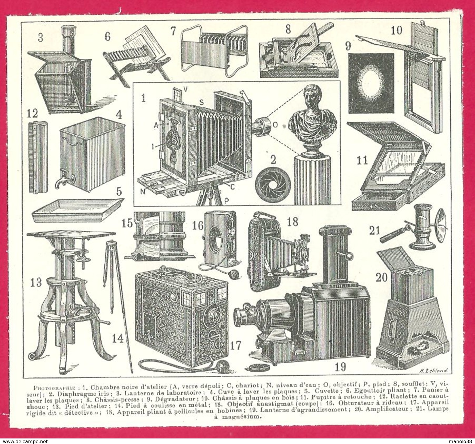 Photographie Larousse 1907 - Non Classés