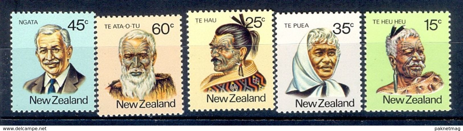 S226- New Zealand 1980 Famous Maori People. - Other & Unclassified