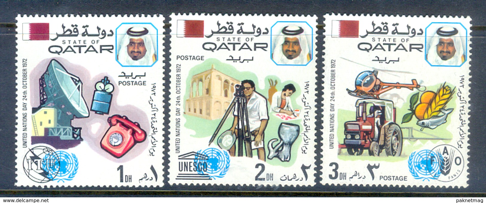 S274- Qatar 1972. United Nation. - Qatar