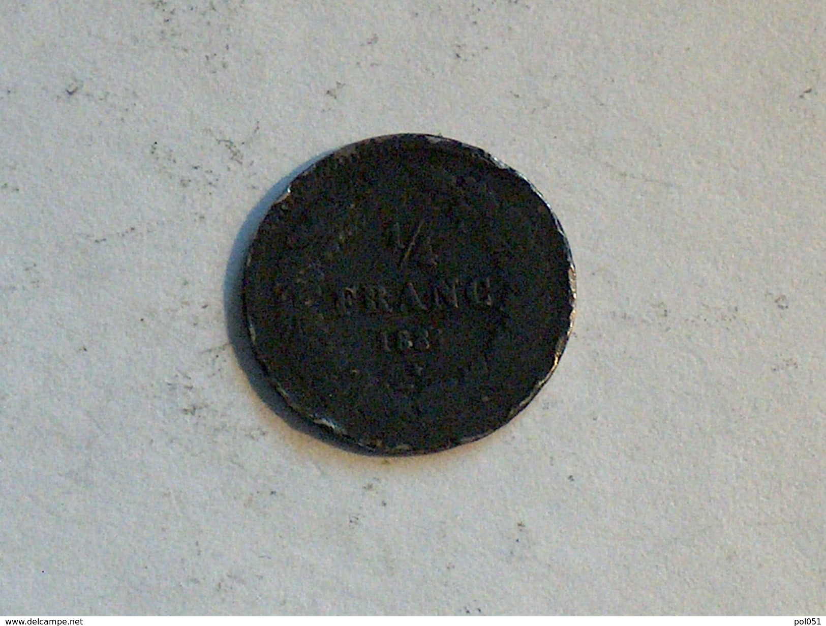 Belgique 1/4 Franc 1834 Quart - 1/4 Franc
