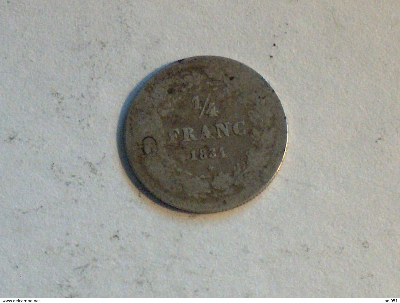 Belgique 1/4 Franc 1834 Quart - 1/4 Frank