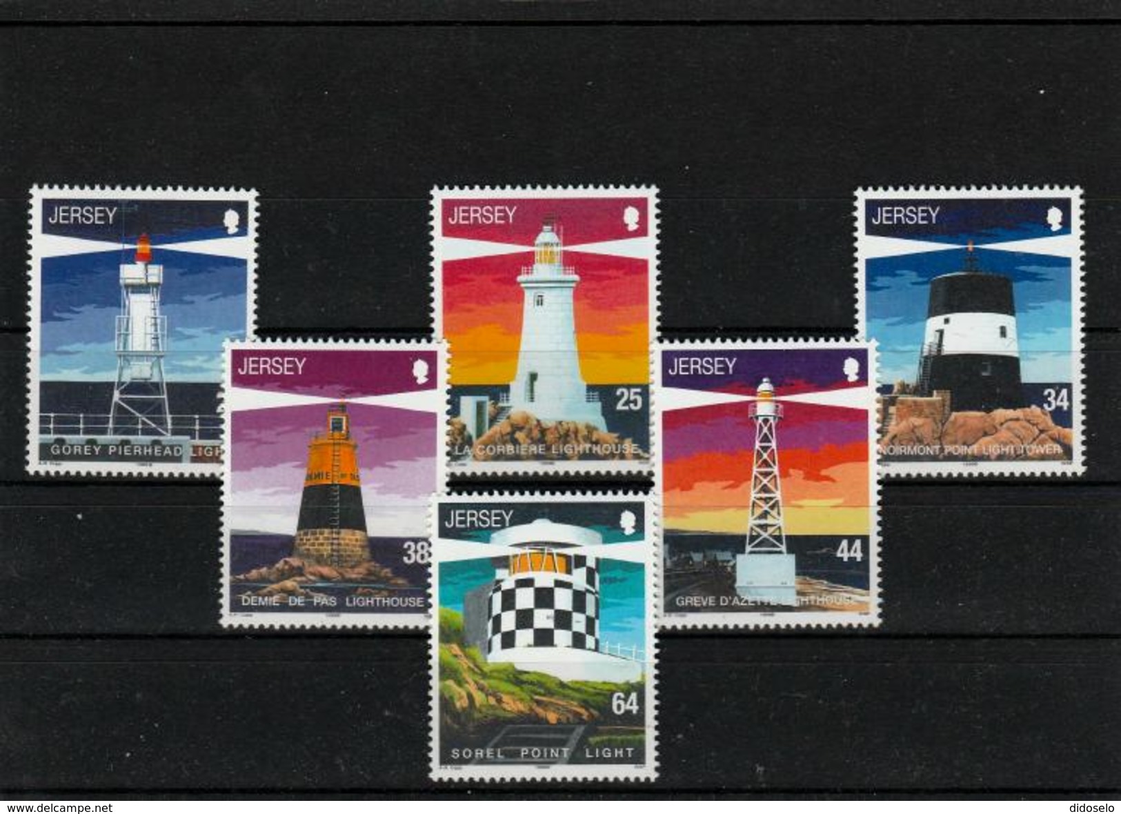 Jersey Lighthouse Set-- MNH (**)- - Lighthouses