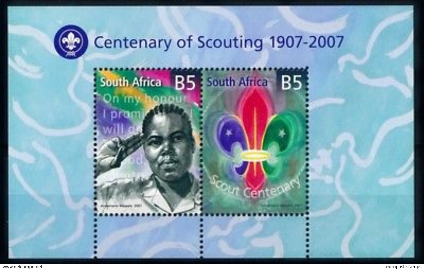 [66631] South Africa 2007 Scouting Jamboree Pfadfinder Souvenir Sheet MNH - Other & Unclassified