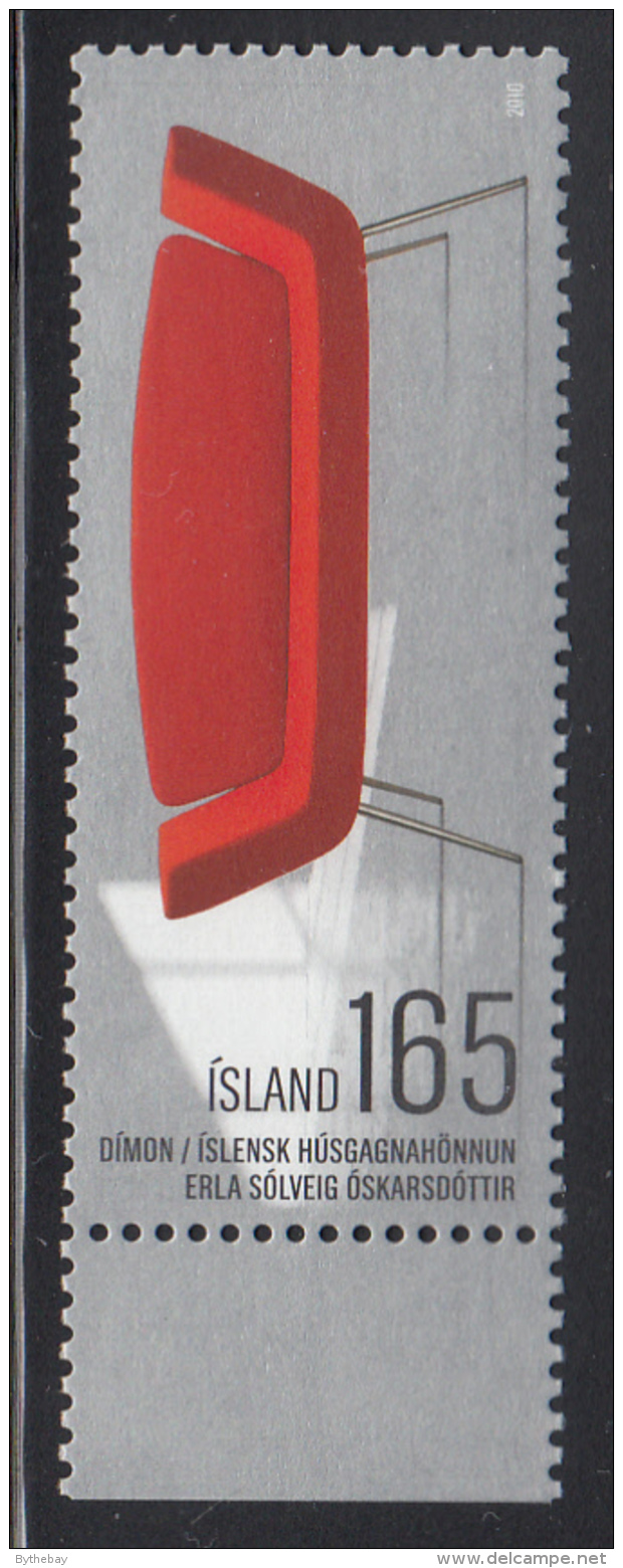 Iceland 2010 MNH Scott #1188 Sofa - Furniture Design - Neufs