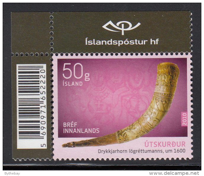 Iceland 2010 MNH Scott #1190 Woodcarving Circa 1600 - Unused Stamps