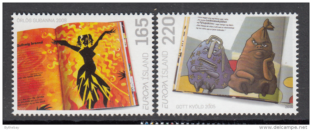 Iceland 2010 MNH Scott #1196-#1197 Set Of 2 Children's Stories EUROPA - Unused Stamps