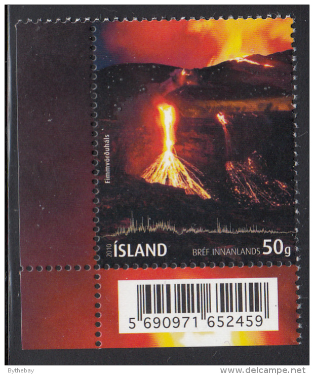 Iceland 2010 MNH Scott #1206 Volcanic Eruption Eyjafjallajokull - Unused Stamps