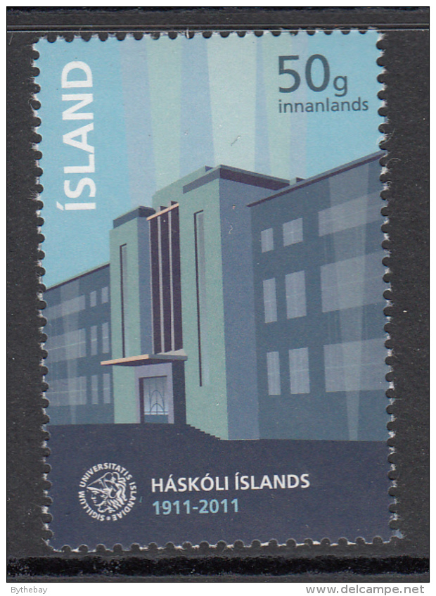 Iceland 2011 MNH Scott #1234 University Of Iceland 100th Anniversary - Ungebraucht