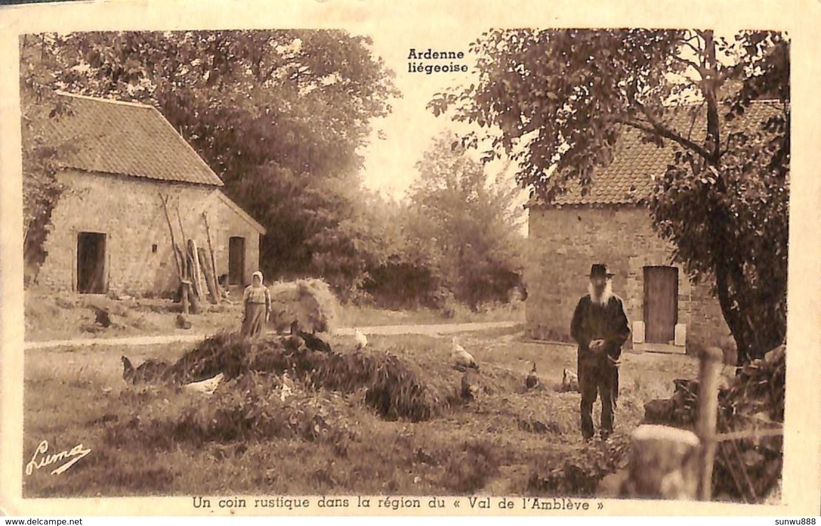 Un Coin Rustique Dans La Région Du "Val De L'Amblève" (animée, 1949) - Aywaille