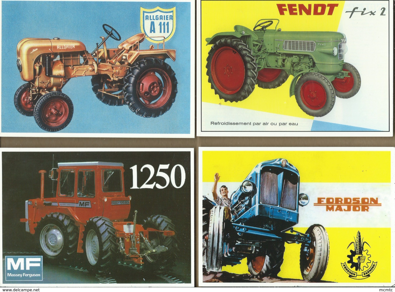 27 Cartes Modernes -  Tracteurs Anciens Agricole   - Tracteur Ancien Agricole - - Tracteurs
