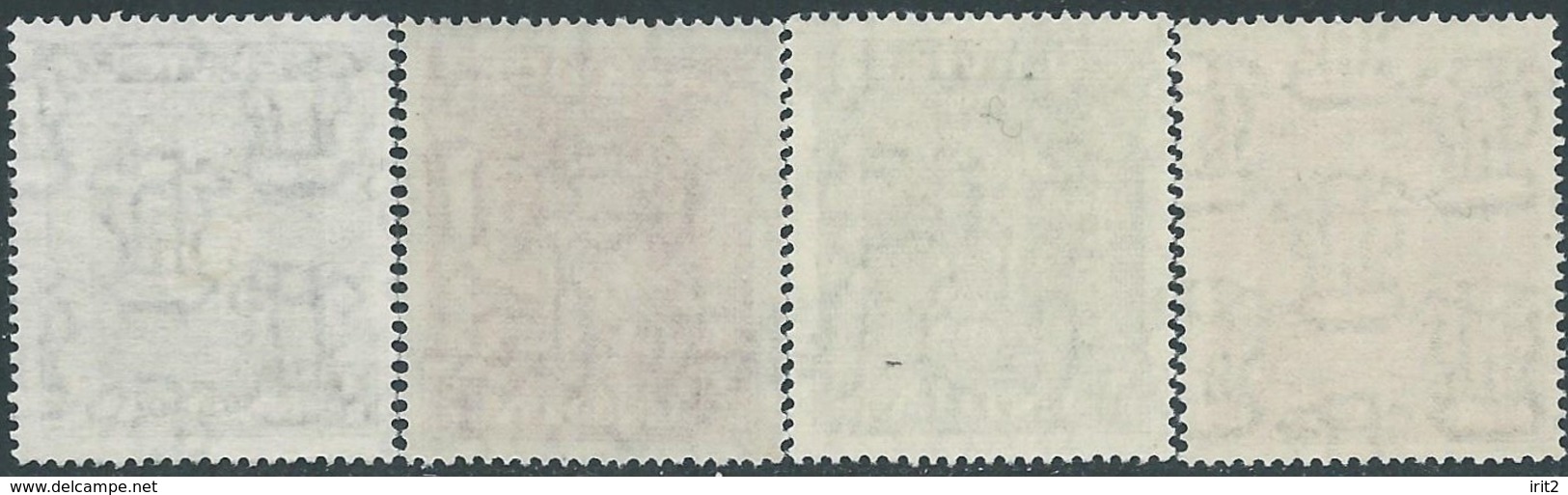 INDIA 1950 - 1-2-5-10 Rs - MNH - Unused Stamps