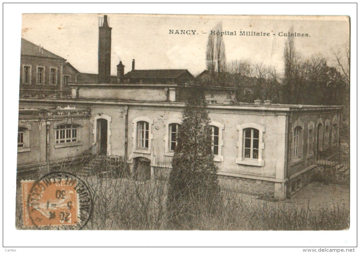 18791 Cpa NANCY  : Hôpital Militaire  1930 , ACHAT DIRECT !! ( Leger Pli Sur Le Hauteur à Gauche Legerement à Droite ! ) - Nancy