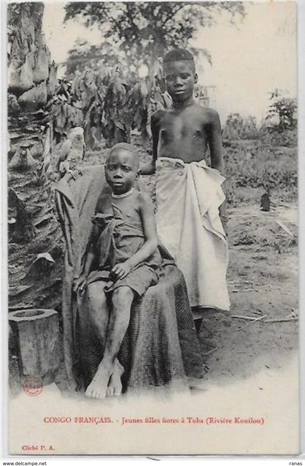 CPA Congo Ethnic Afrique Noire Type Non Circulé - Congo Français