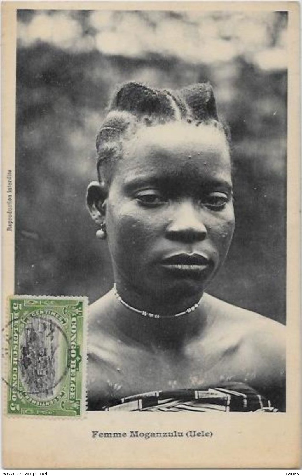 CPA Congo Ethnic Afrique Noire Type Circulé - Congo Belga