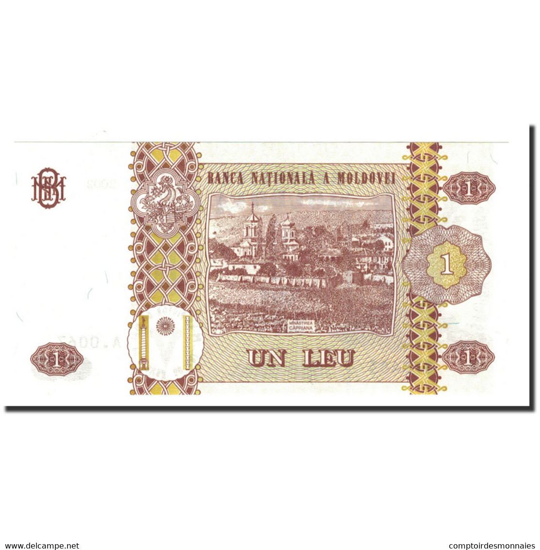 Billet, Moldova, 1 Leu, 2002, KM:8e, NEUF - Moldavie