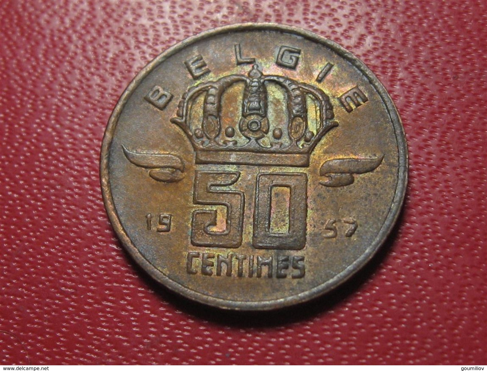 Belgique - 50 Centimes 1957 3795 - 50 Centimes