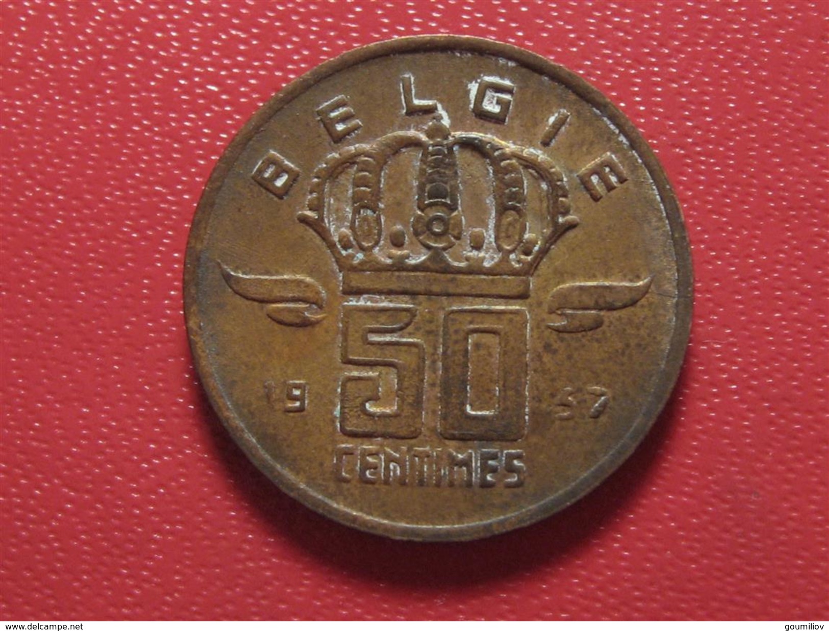 Belgique - 50 Centimes 1957 3795 - 50 Centimes