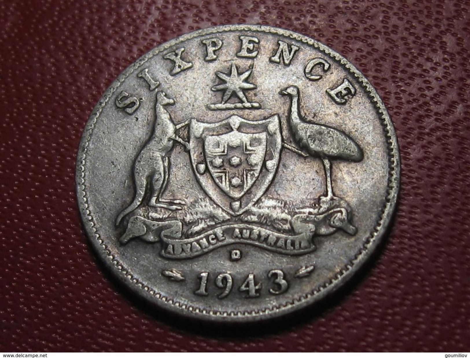 Australie - 6 Pence 1943 D 3880 - Sixpence