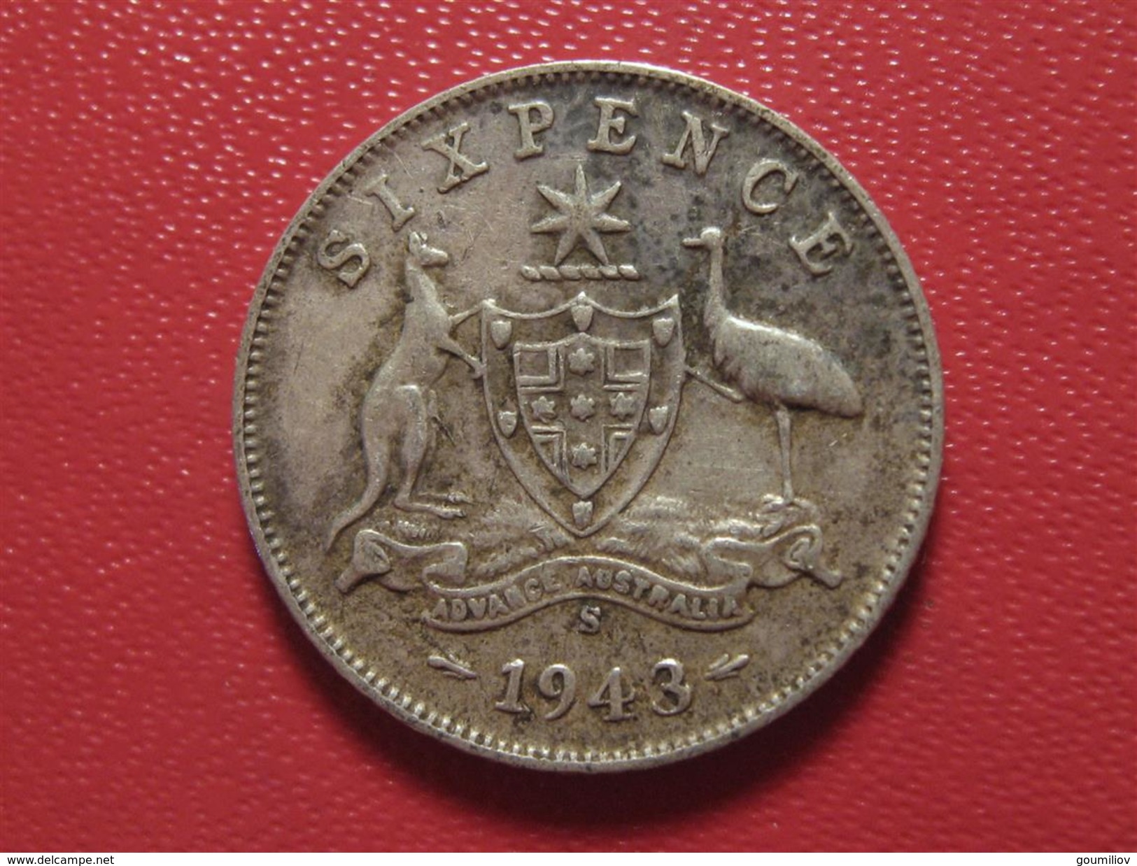 Australie - 6 Pence 1943 S 3866 - Sixpence
