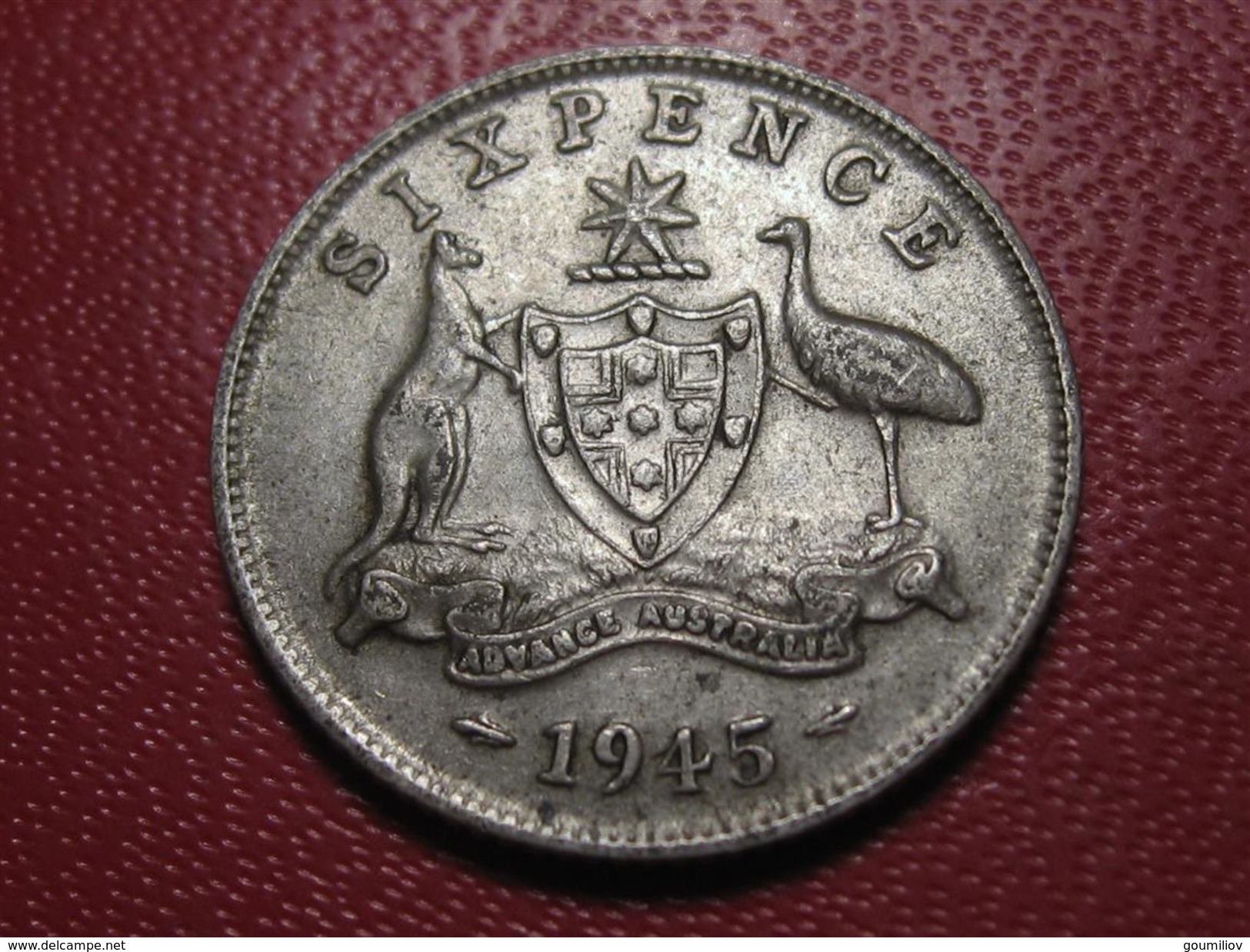 Australie - 6 Pence 1945 3844 - Sixpence
