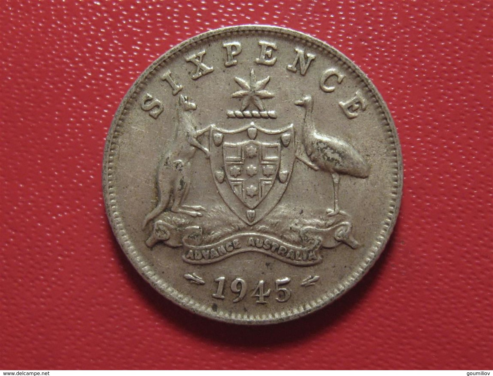 Australie - 6 Pence 1945 3844 - Sixpence