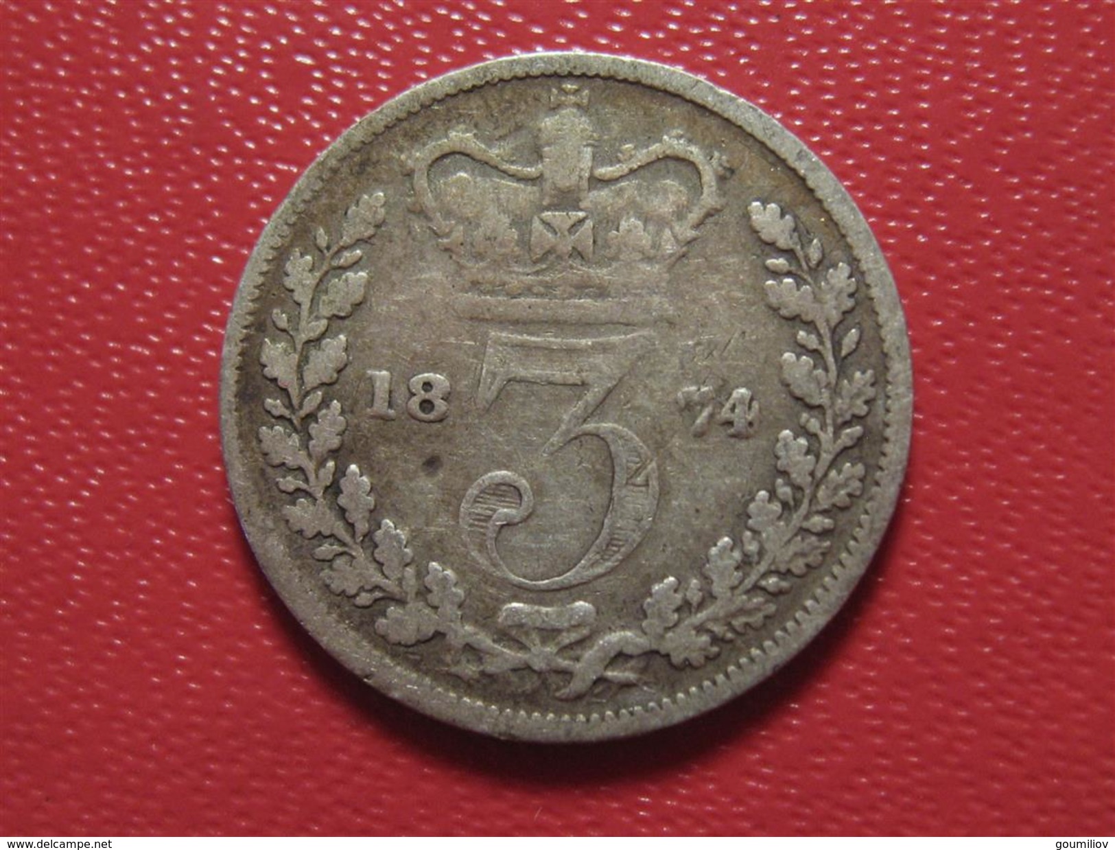 Royaume-Uni - UK - 3 Pence 1874 3876 - F. 3 Pence