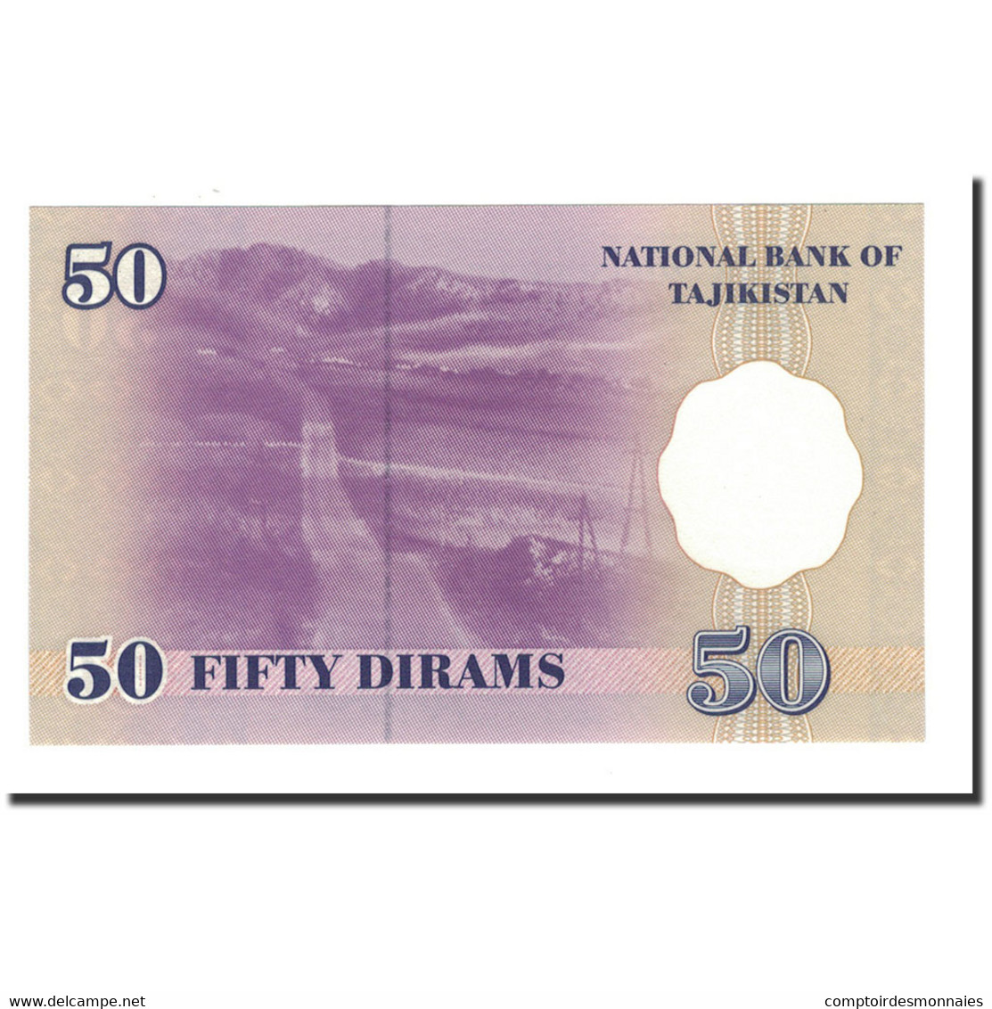 Billet, Tajikistan, 50 Diram, 1999, KM:13a, NEUF - Tadzjikistan