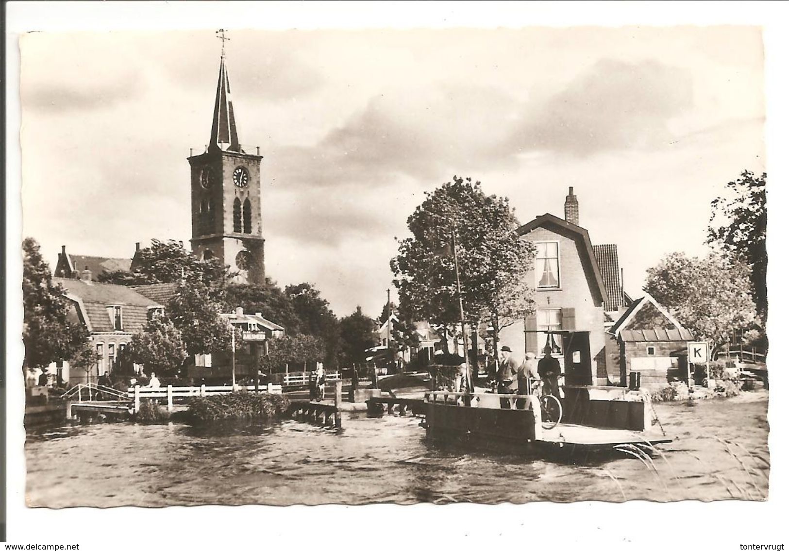 Aalsmeer.Pont Op De Ringvaart. Reclamehandstempel - Aalsmeer