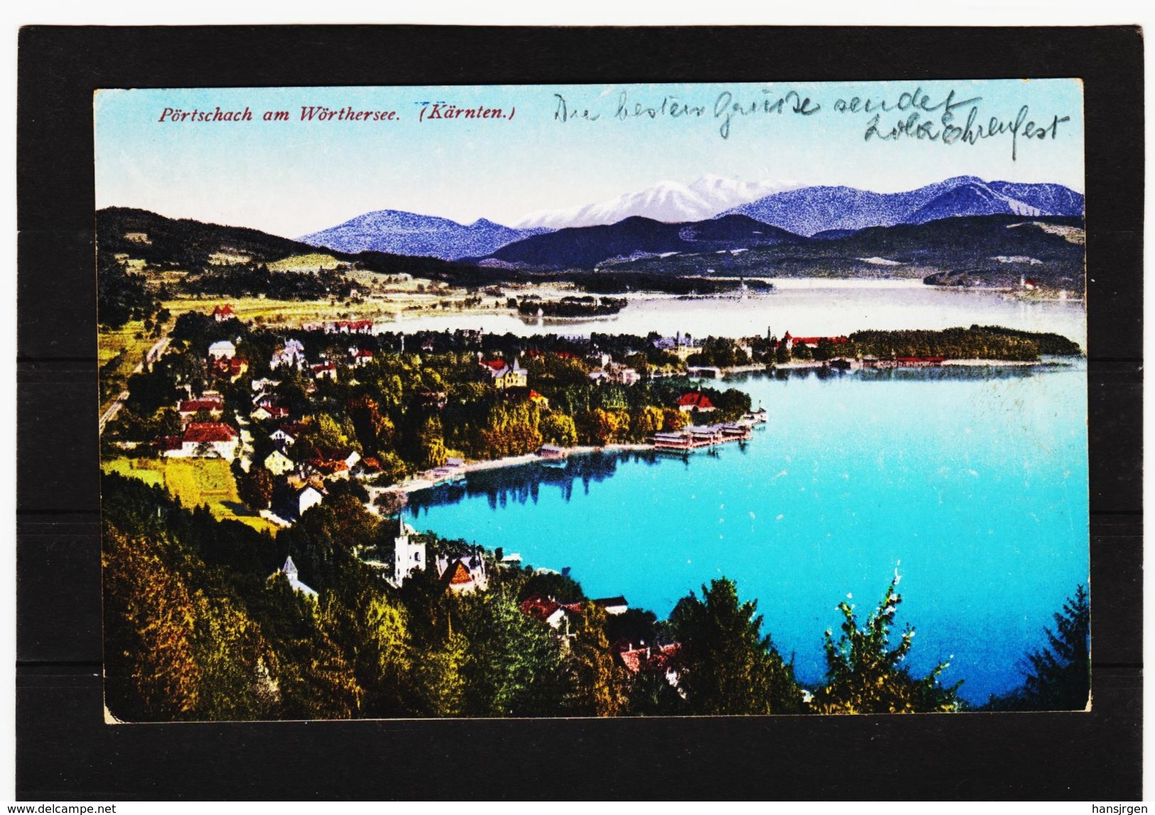 PRW686  POSTKARTE 1924 PÖRTSCHACHT Am WÜRTHERSEE  GEBRAUCHT  SIEHE ABBILDUNG - Pörtschach