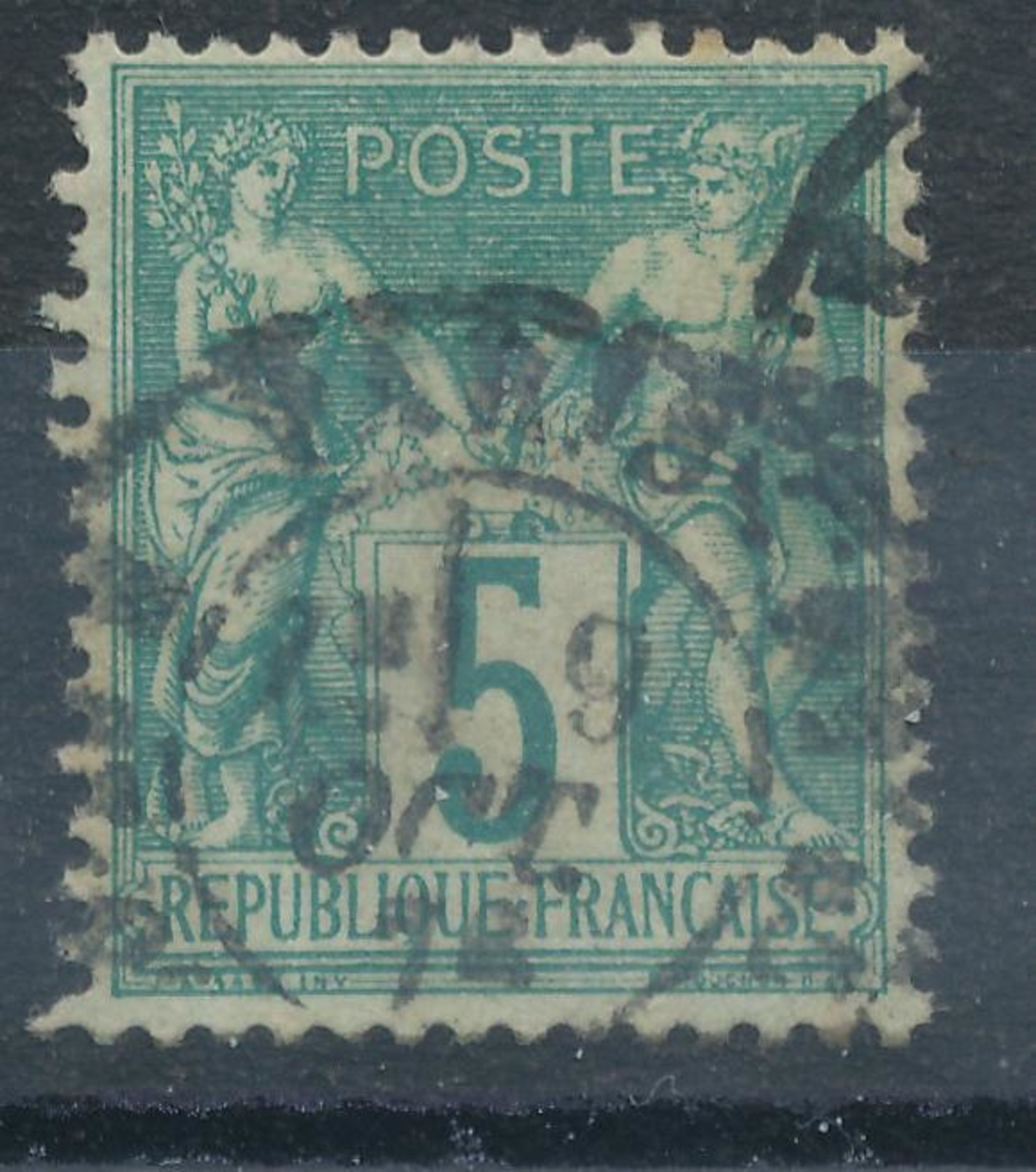 N°64 CACHET A DATE PARIS. - 1876-1878 Sage (Type I)