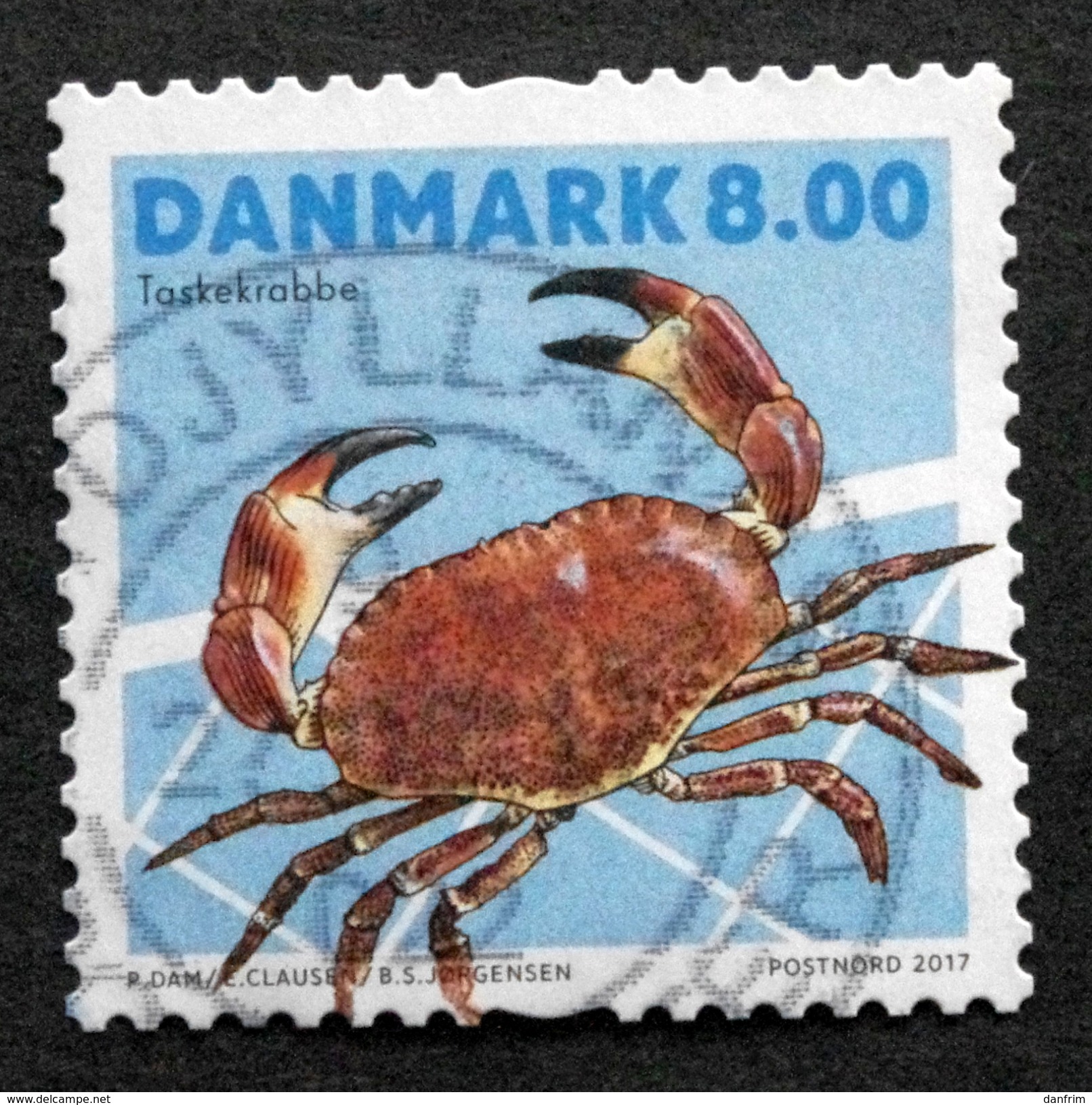Denmark 2017  Shellfish     MiNr.1909  (O)  ( Lot  D 980) - Used Stamps