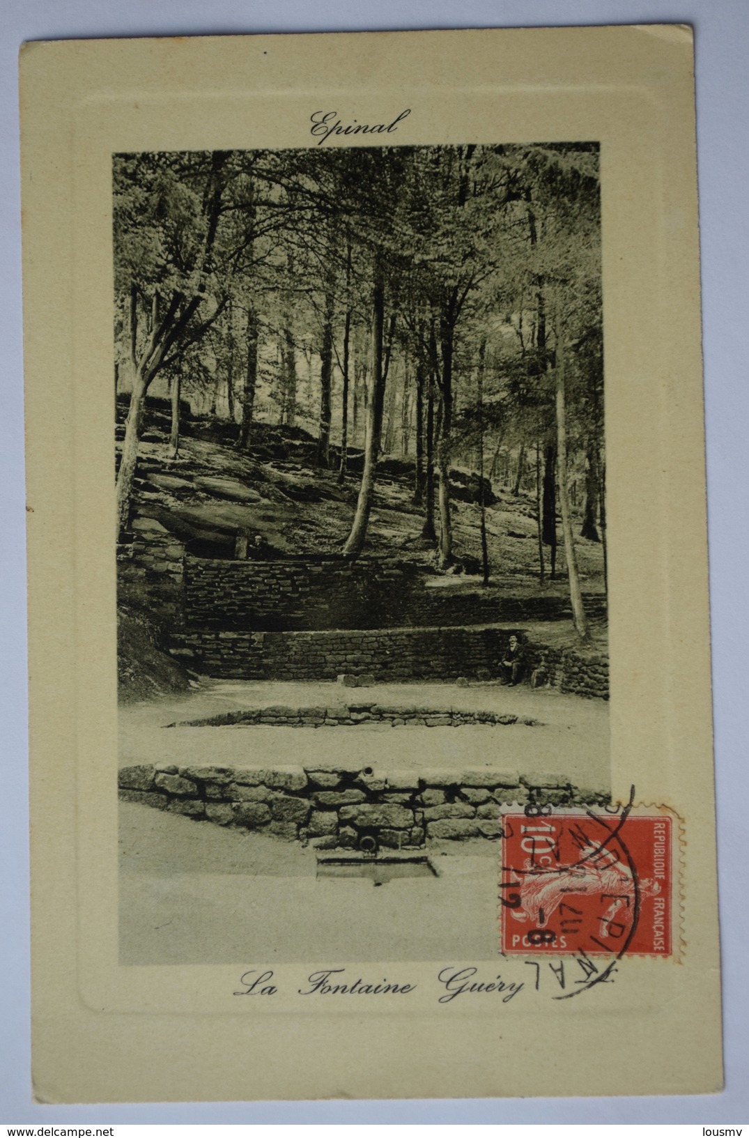 88 : Epinal - La Fontaine Guéry - Carte Embossée - (n°9159) - Epinal