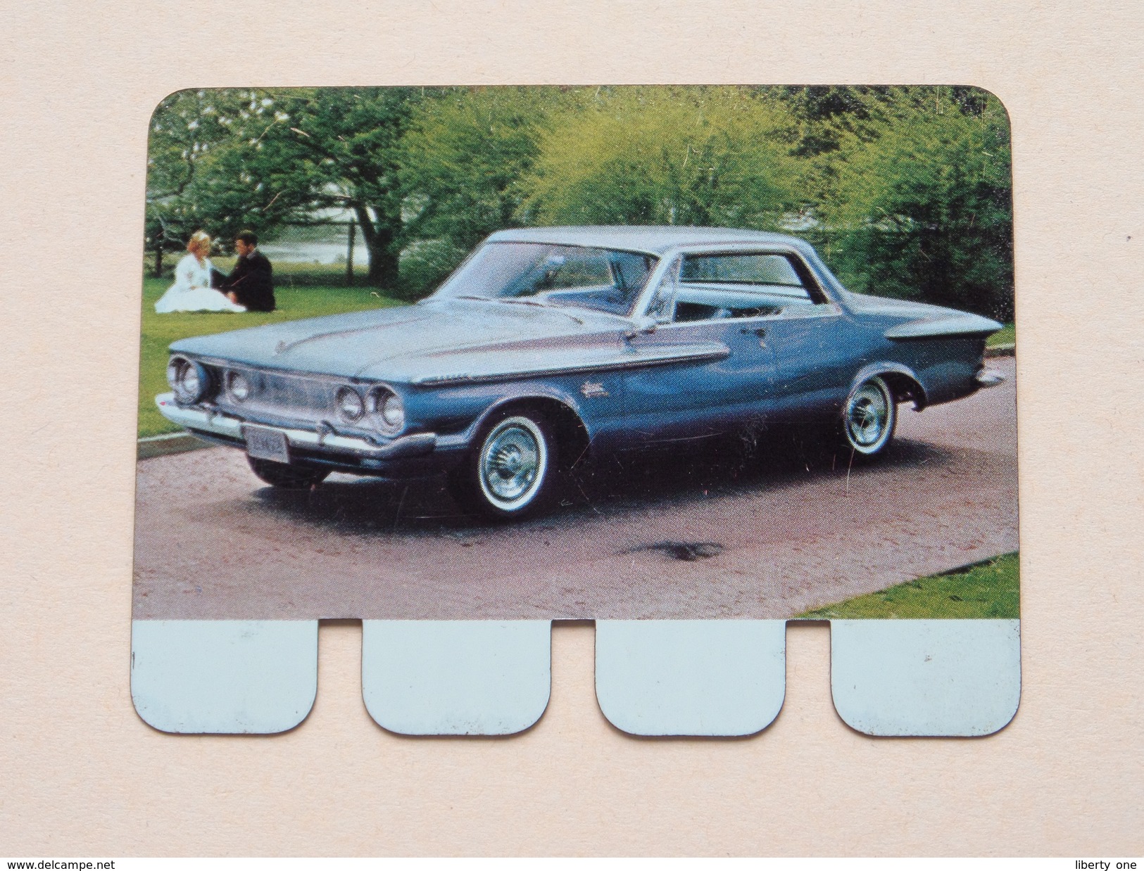 PLYMOUTH FURY 1962 - Coll. N° 87 NL/FR ( Plaquette C O O P - Voir Photo - IFA Metal Paris ) ! - Tin Signs (after1960)
