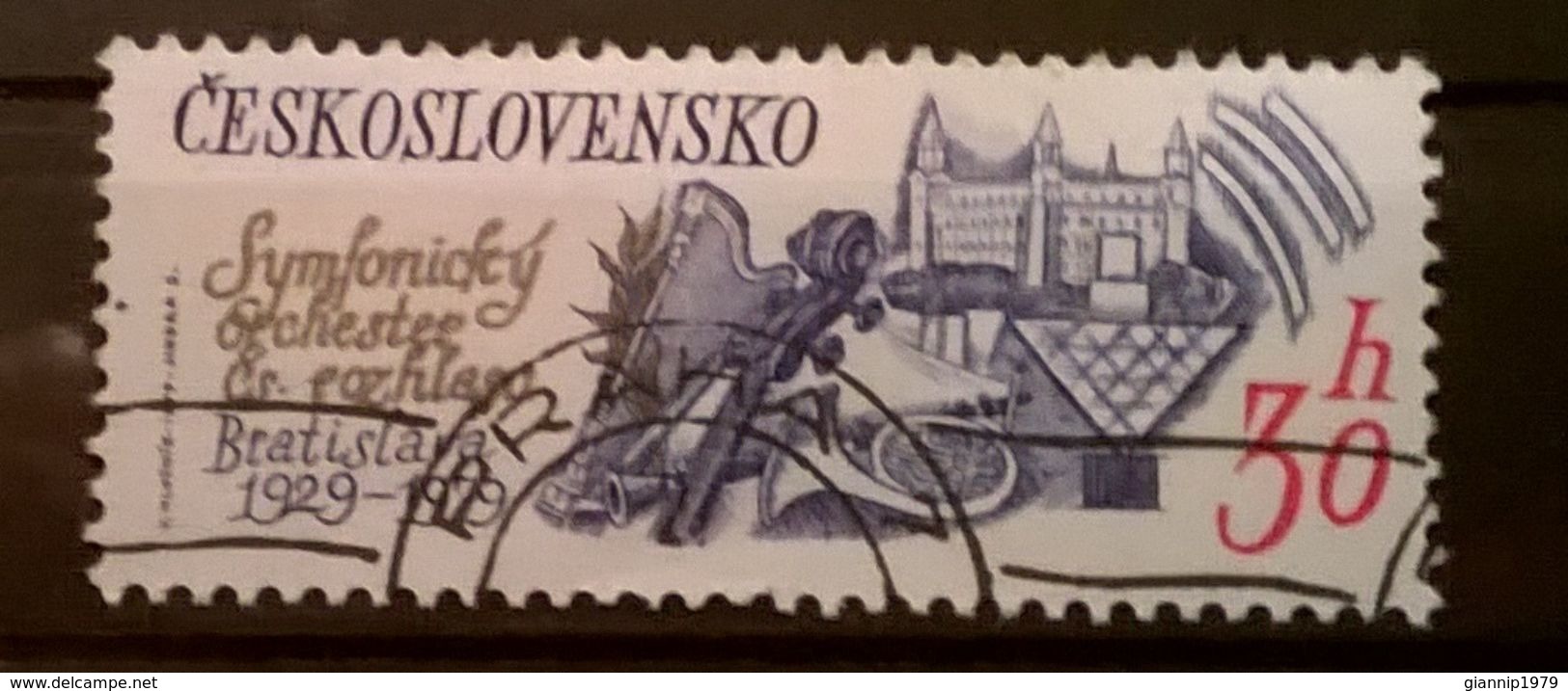 FRANCOBOLLI STAMPS CECOSLOVACCHIA CESKOSLOVENSKO 1979 ANNIVERSARIO BRATISLAVA - Gebraucht