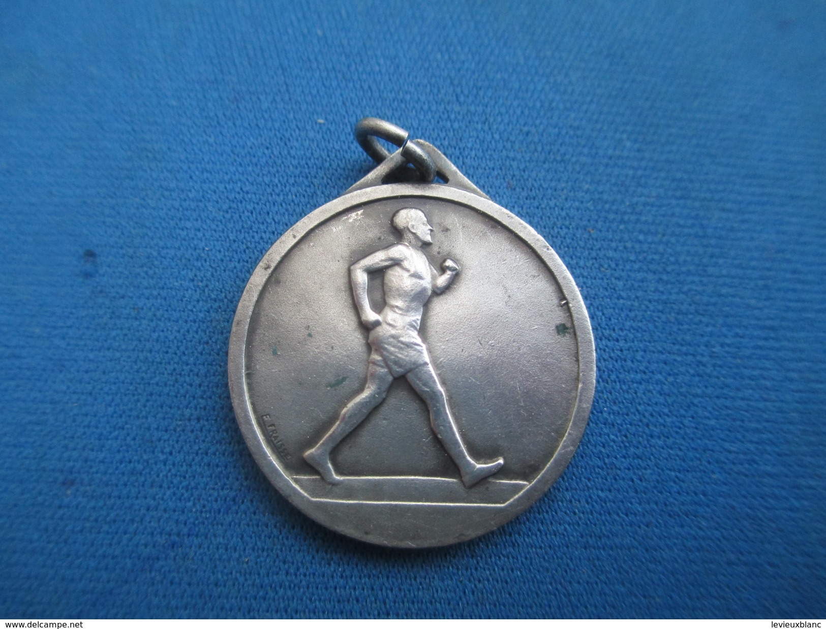 Médaille De Sport/Athlétisme / Marche/Bronze Nickelé/ Vers 1930 - 1950                     SPO240 - Leichtathletik