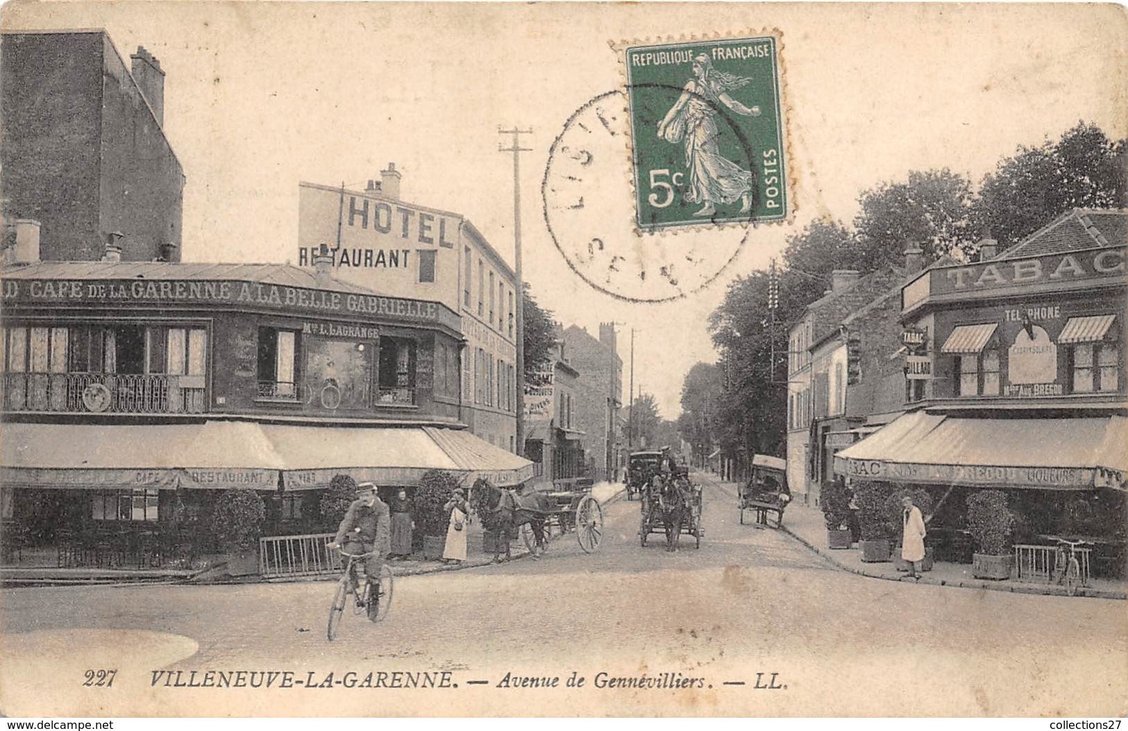 92-VILLENEUVE-LA-GARENNE- AVENUE DE GENNEVILLIERS - Villeneuve La Garenne