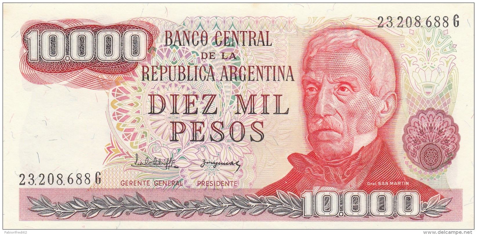 ARGENTINA 10000 PESOS -UNC - Argentina